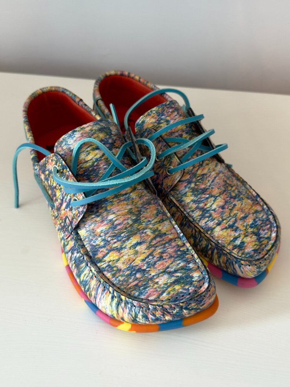 John Fluevog Peacemaker Sailor Swift boat shoes